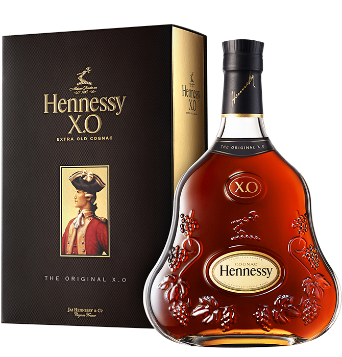 Carafe 1L sous étui Hennessy X.O